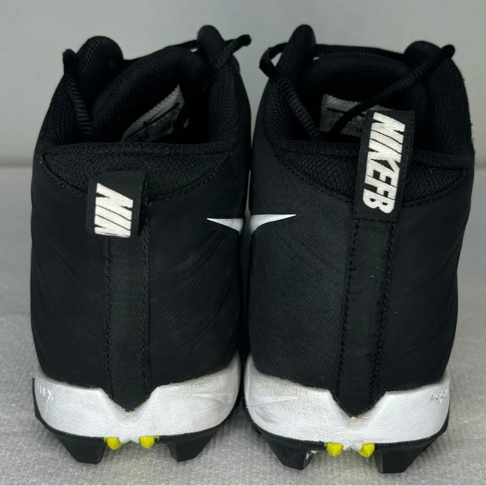 Men’s Nike Alpha FastFlex Sporting Football Cleats Black White 11.5 US NFL‎